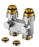 OVENTROP-Umlenkstueck-Durchgang-mit-Absperrfunktion-G-1-2-AG-x-G-3-4-Eurokonus-Rohrabstand-oben-50-mm-unten-40-mm-1016372 gallery number 1
